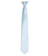 PR755 Premier 'Colours' Satin Clip Tie Light Blue colour image